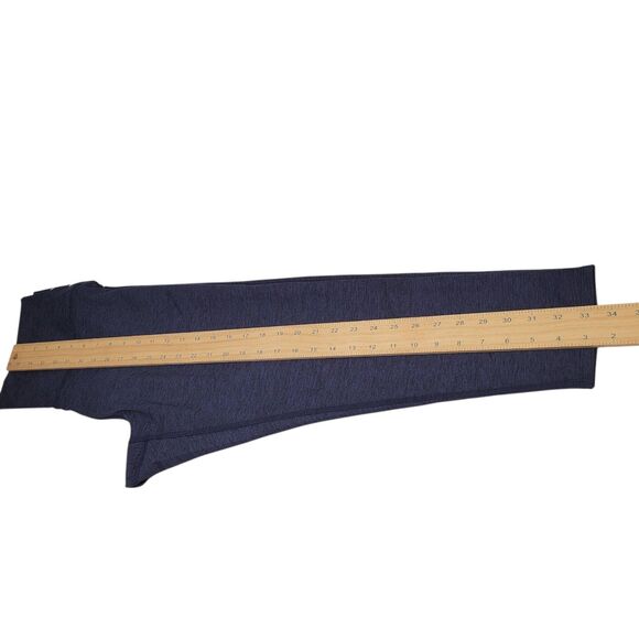 Core 10 Women's All Day Comfort 22" High-Waist Capri Yoga Legging Navy/Gray 1X - Picture 10 of 10